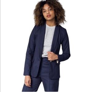 Wildfang Iconic blue Empower Tux blazer size large excellent condition